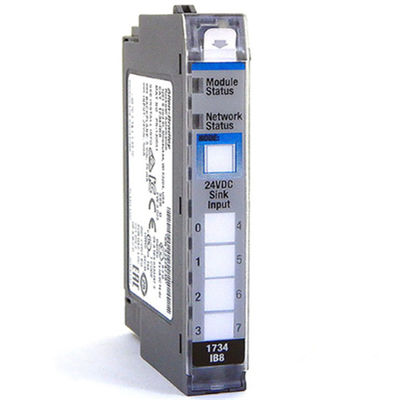 Le PLC 1734-IB4 IN-CABINET INPUT MODULE est équipé d'un système de réglage de la fréquence d'écoulement.